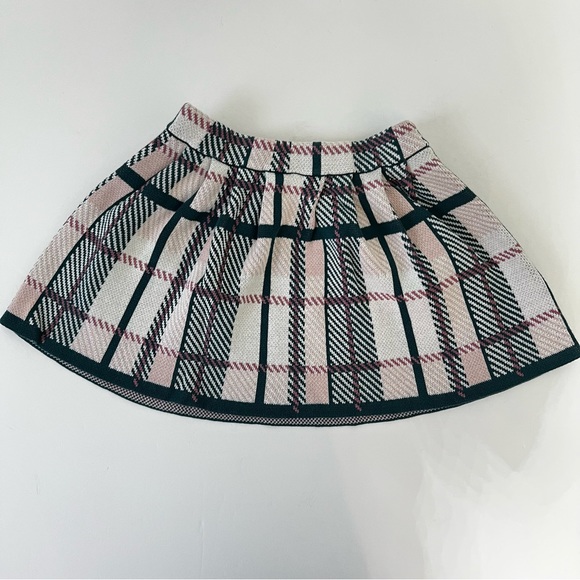 Tommy Bahama Toddler Girl 3 Piece Set- Chenille Sweater, Plaid Skirt & Headband - Picture 7 of 10